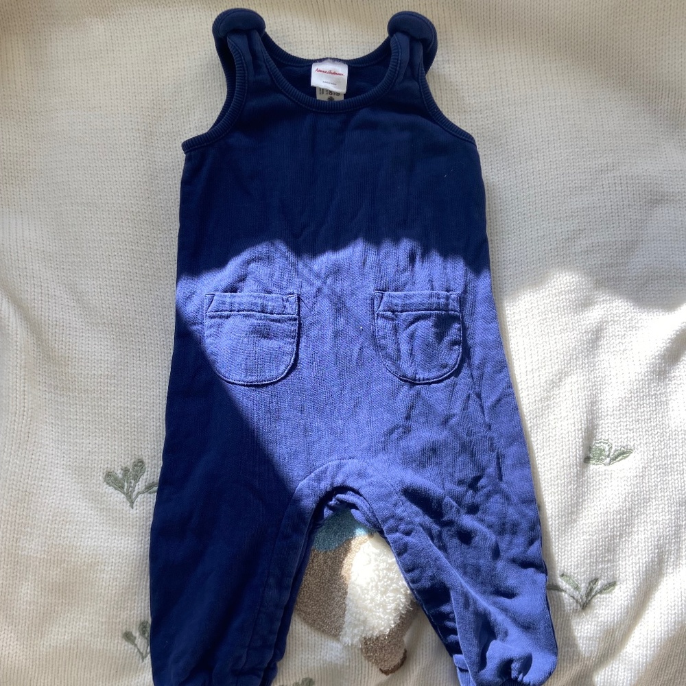 Hanna Andersson Navy Overalls